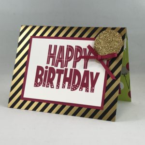 Birthday card and gift card holder