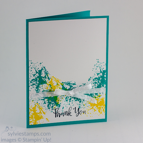 quick and simple thank you card