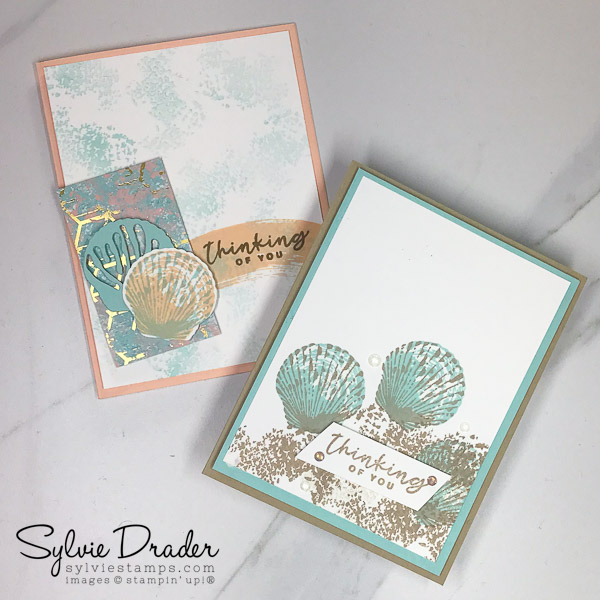 Make these easy summer card as shown in the video
