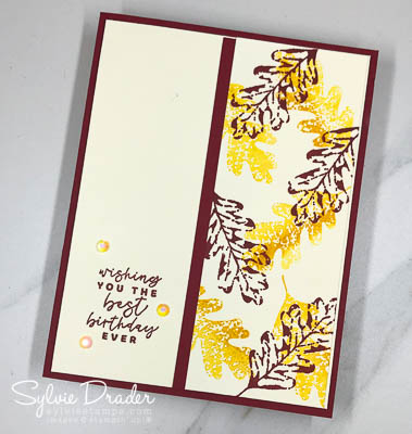 easy fall birthday card