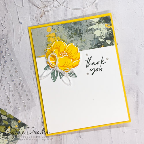 Floral Thank You Card • Sylvie Stamps